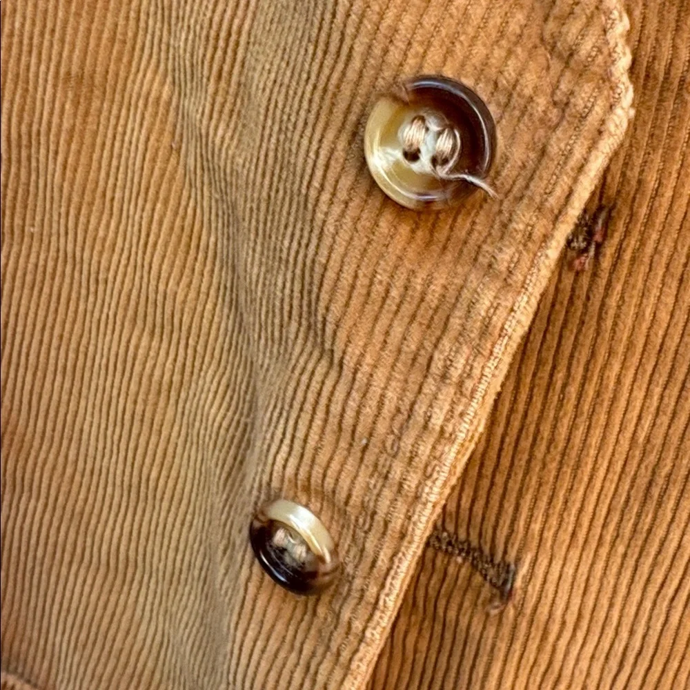 Vintage Limage du Present Brown Corduroy Vest